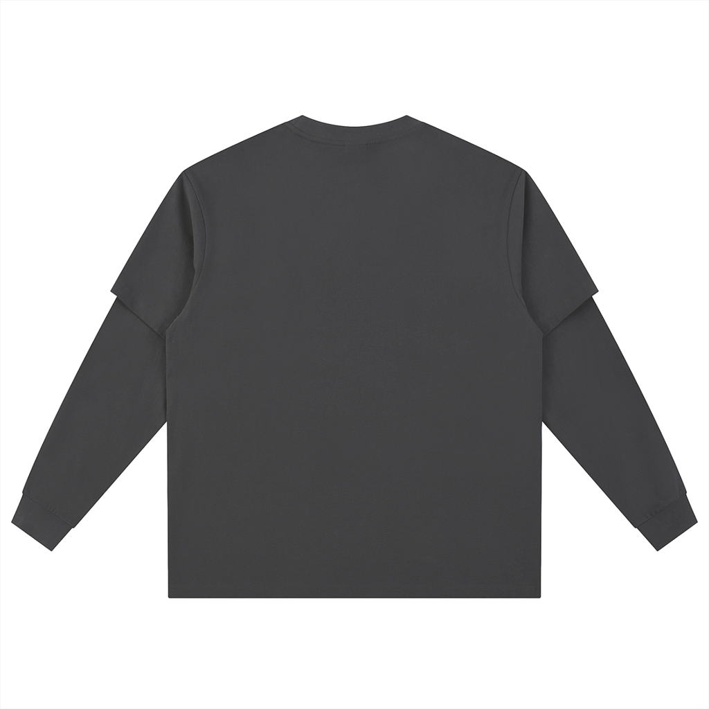 Layered Long Sleeve Oversized Tee