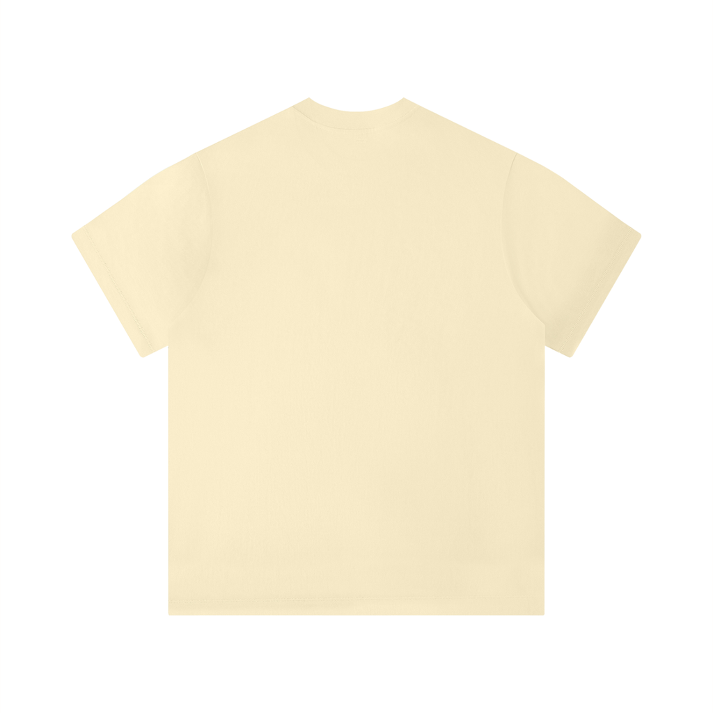 Unisex Solid Color Boxy T-Shirt