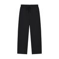 Solid Color Straight-Leg  winterized Sweatpants