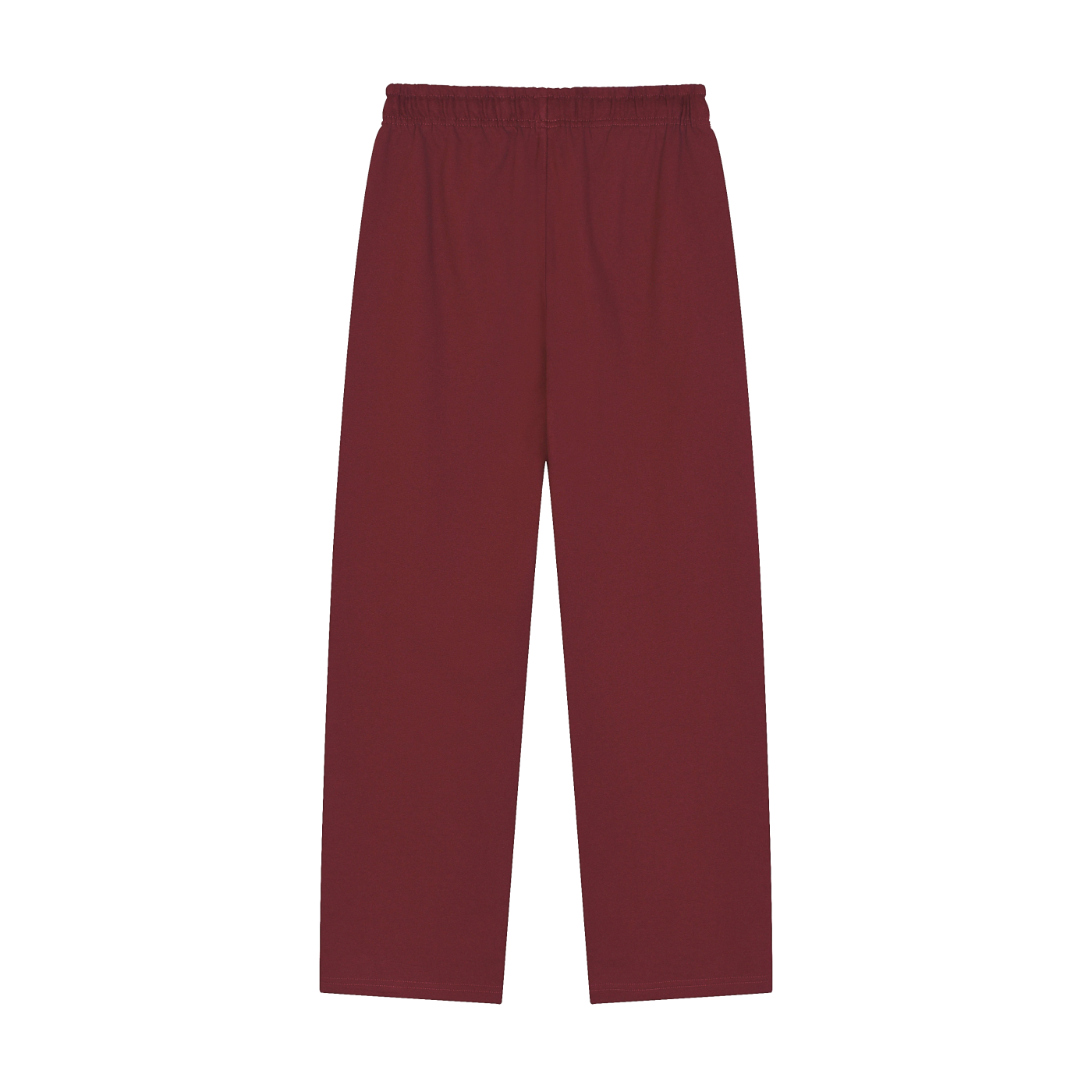 Solid Color Straight-Leg  winterized Sweatpants