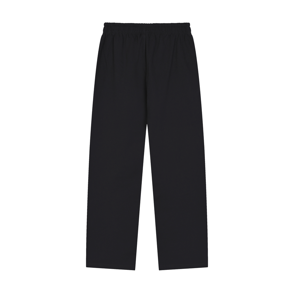 Solid Color Straight-Leg  winterized Sweatpants