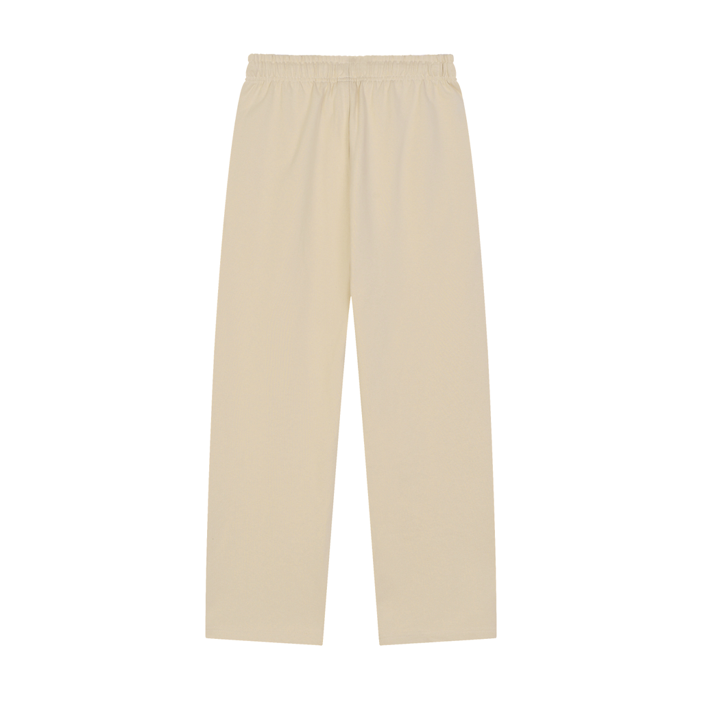 Solid Color Straight-Leg  winterized Sweatpants