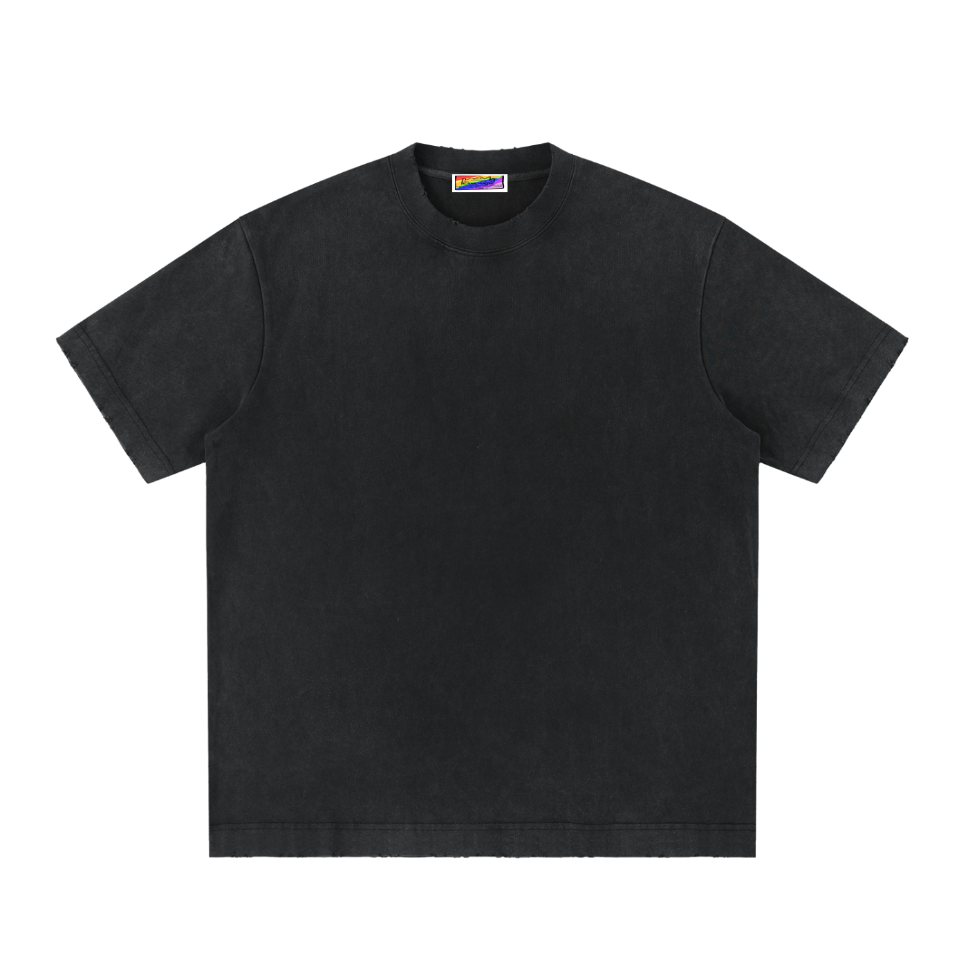 Heavyweight Vintage Washed Frayed T-Shirt