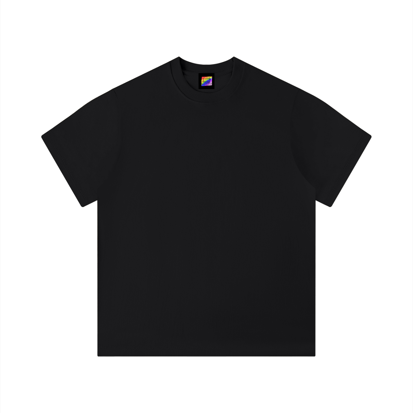 Unisex Solid Color Boxy T-Shirt