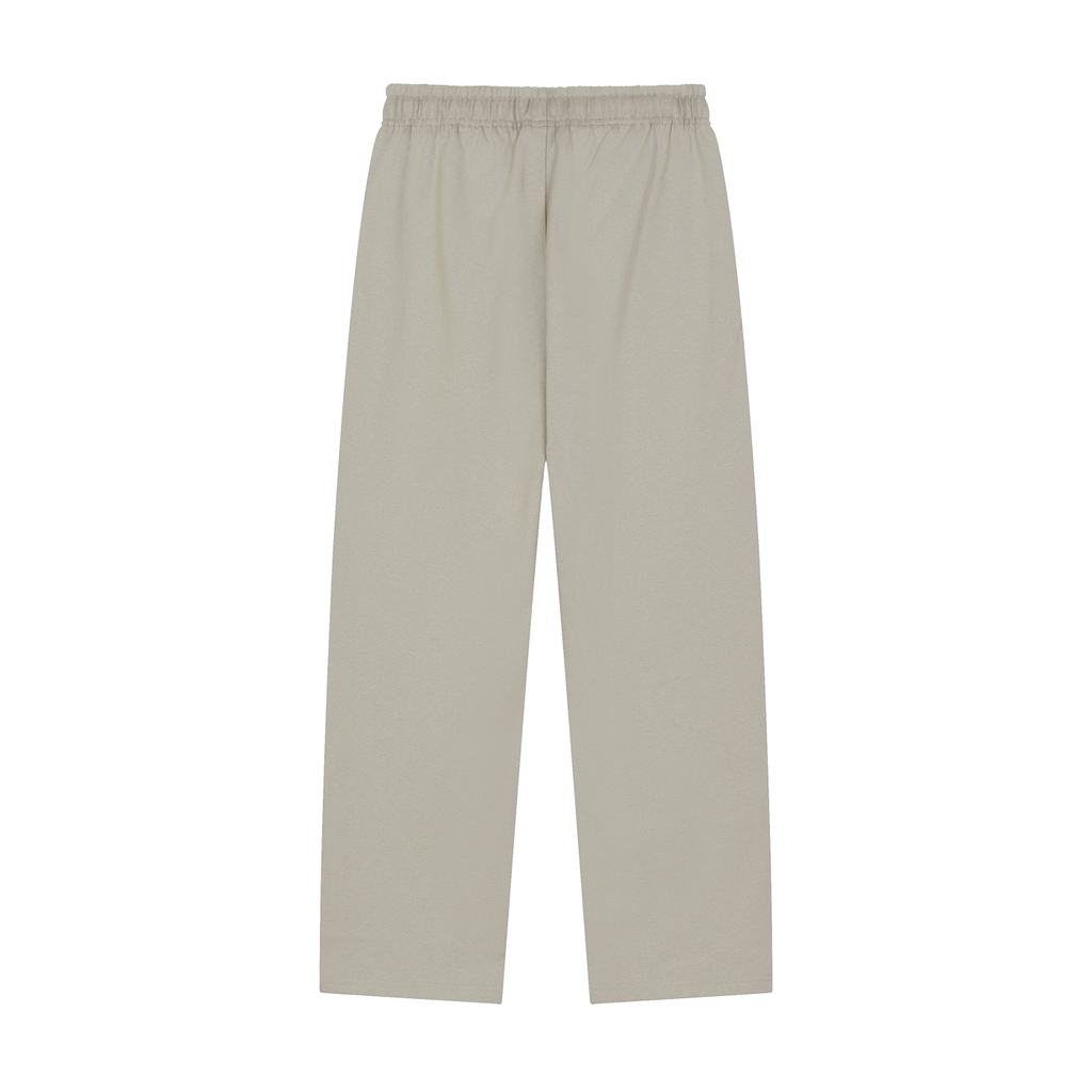 Solid Color Straight-Leg  winterized Sweatpants