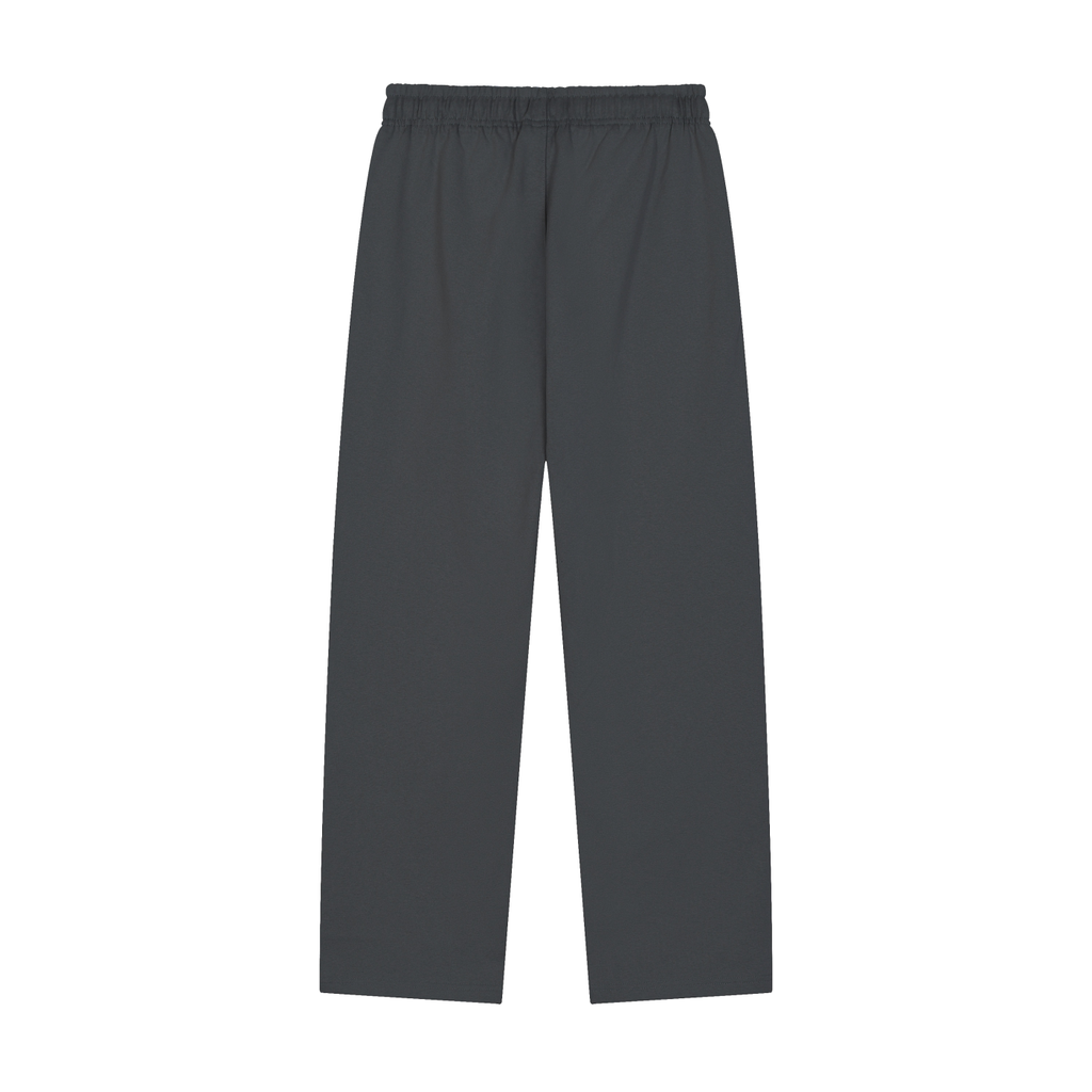Solid Color Straight-Leg  winterized Sweatpants