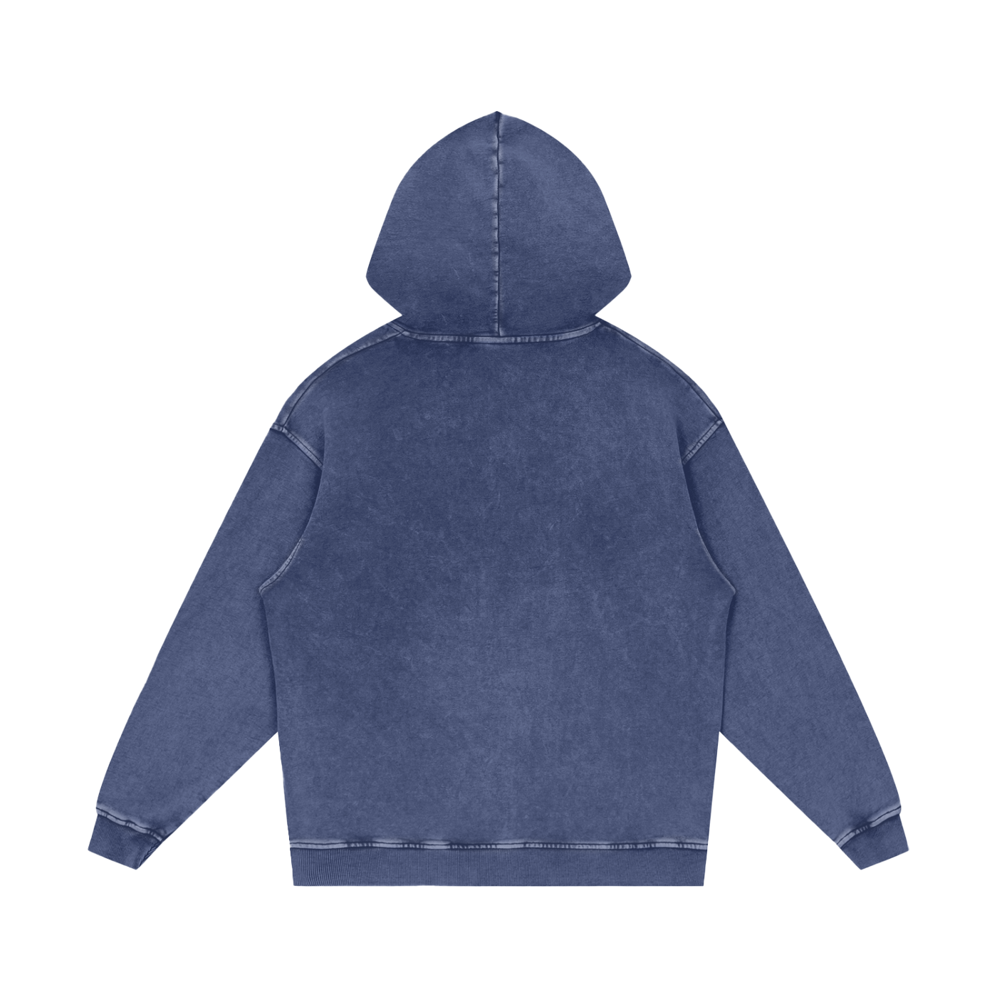 Winterized Snow Washed Loose Cotton Hoodie