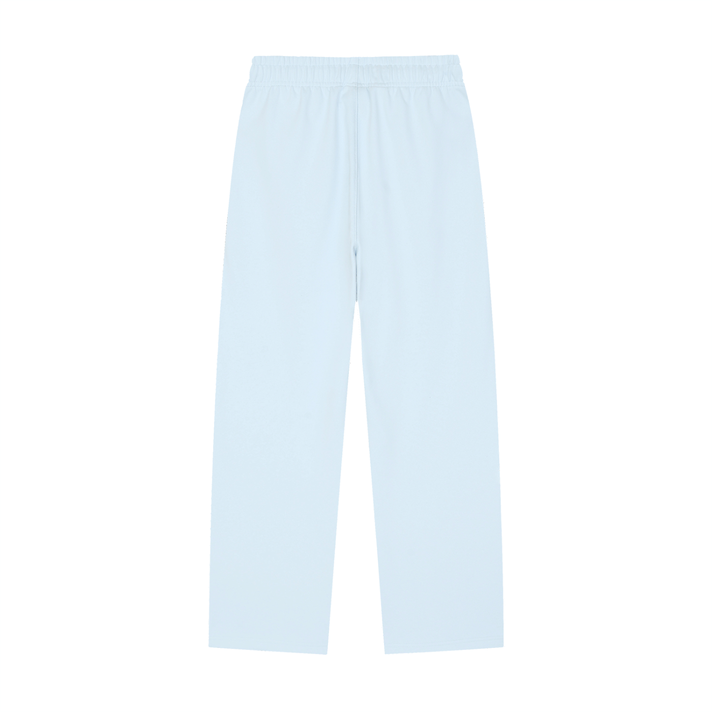 Solid Color Straight-Leg  winterized Sweatpants