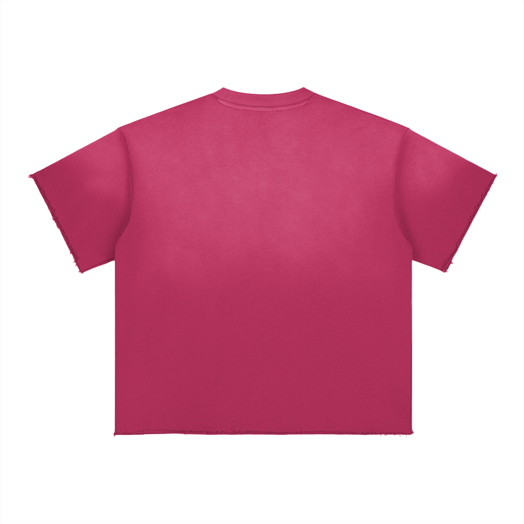 Sun Fade Raw Edge T-Shirt