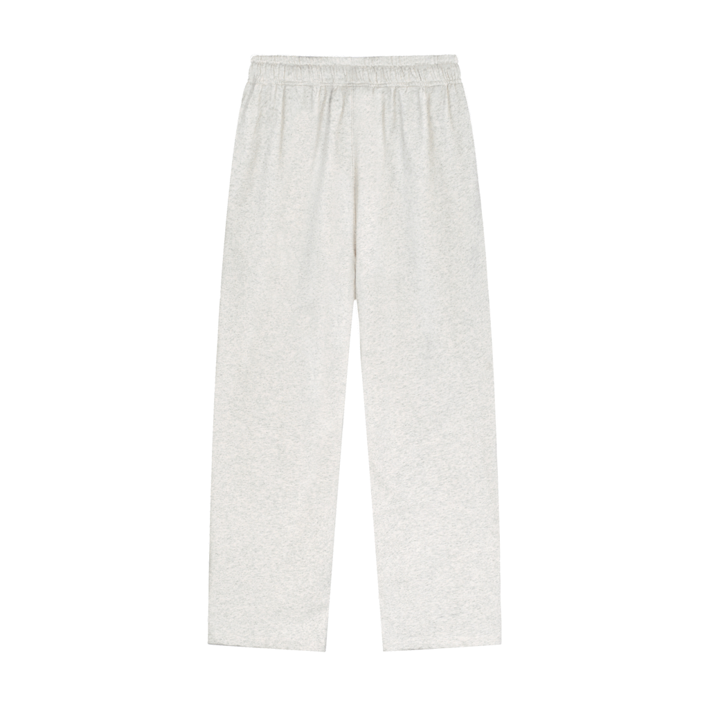 Solid Color Straight-Leg  winterized Sweatpants