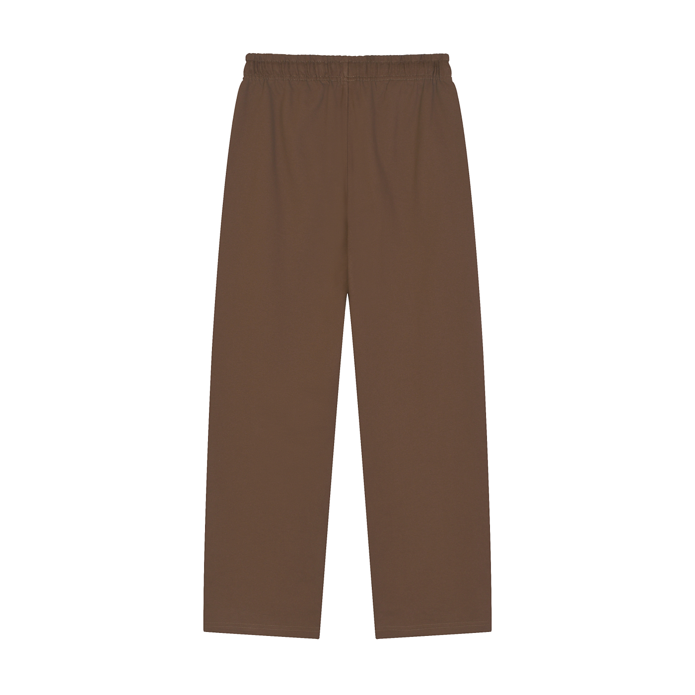 Solid Color Straight-Leg  winterized Sweatpants