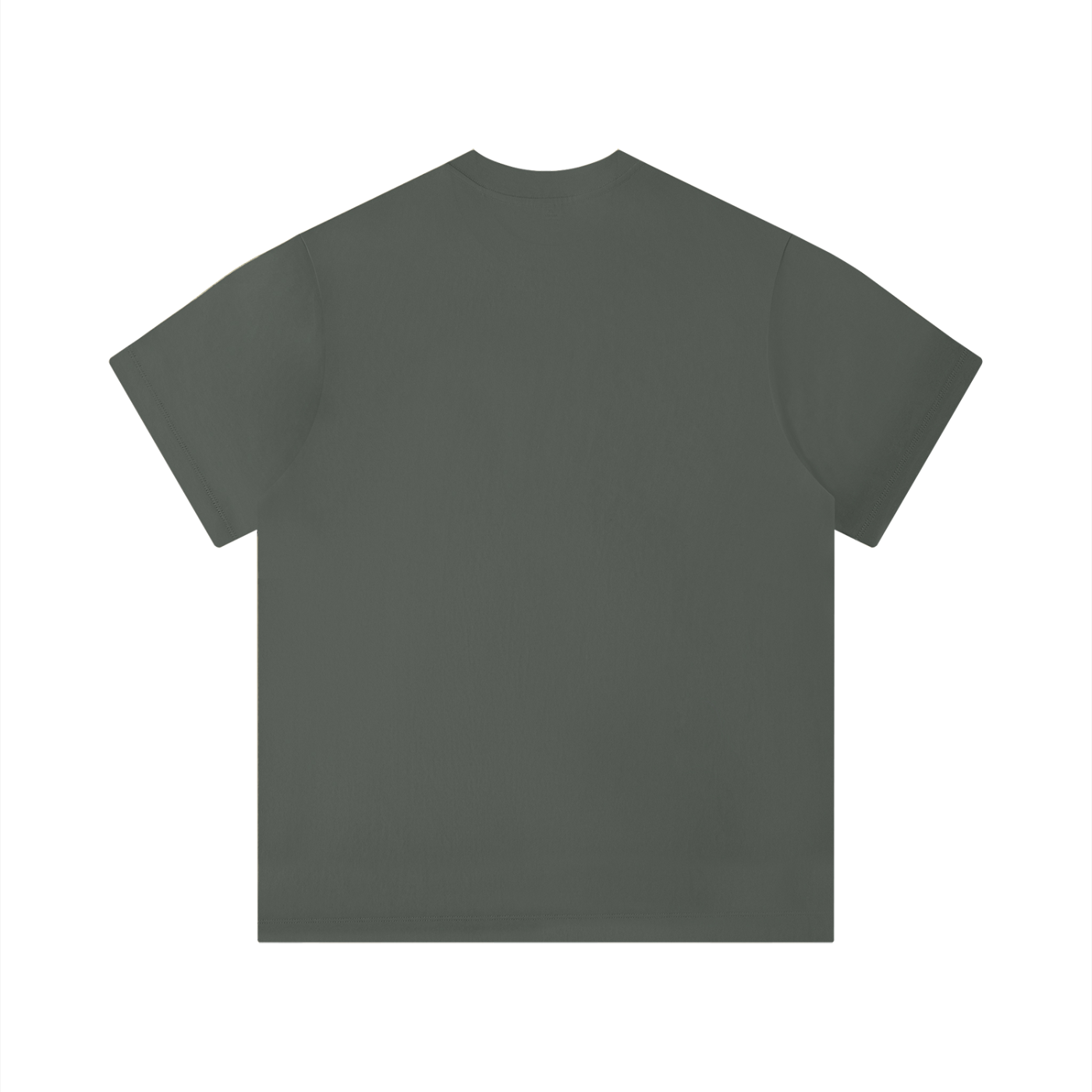 Unisex Solid Color Boxy T-Shirt