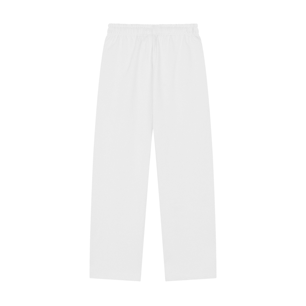Solid Color Straight-Leg  winterized Sweatpants