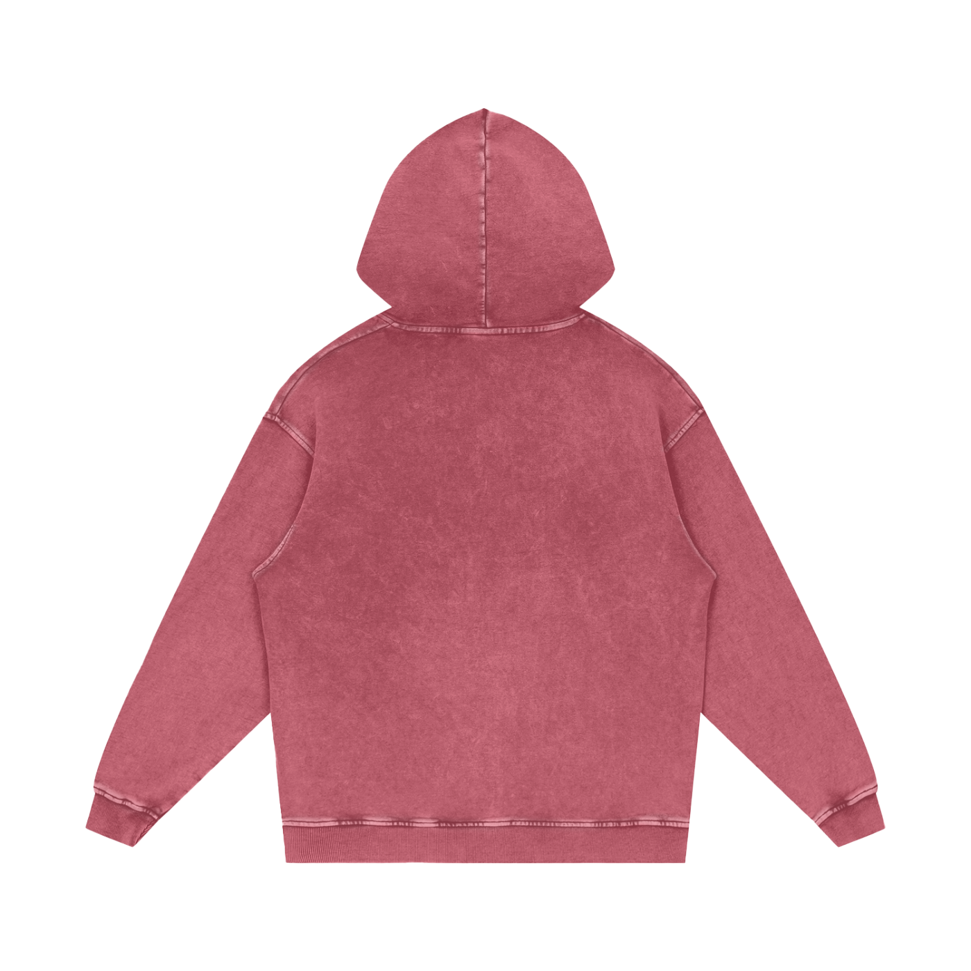 Winterized Snow Washed Loose Cotton Hoodie