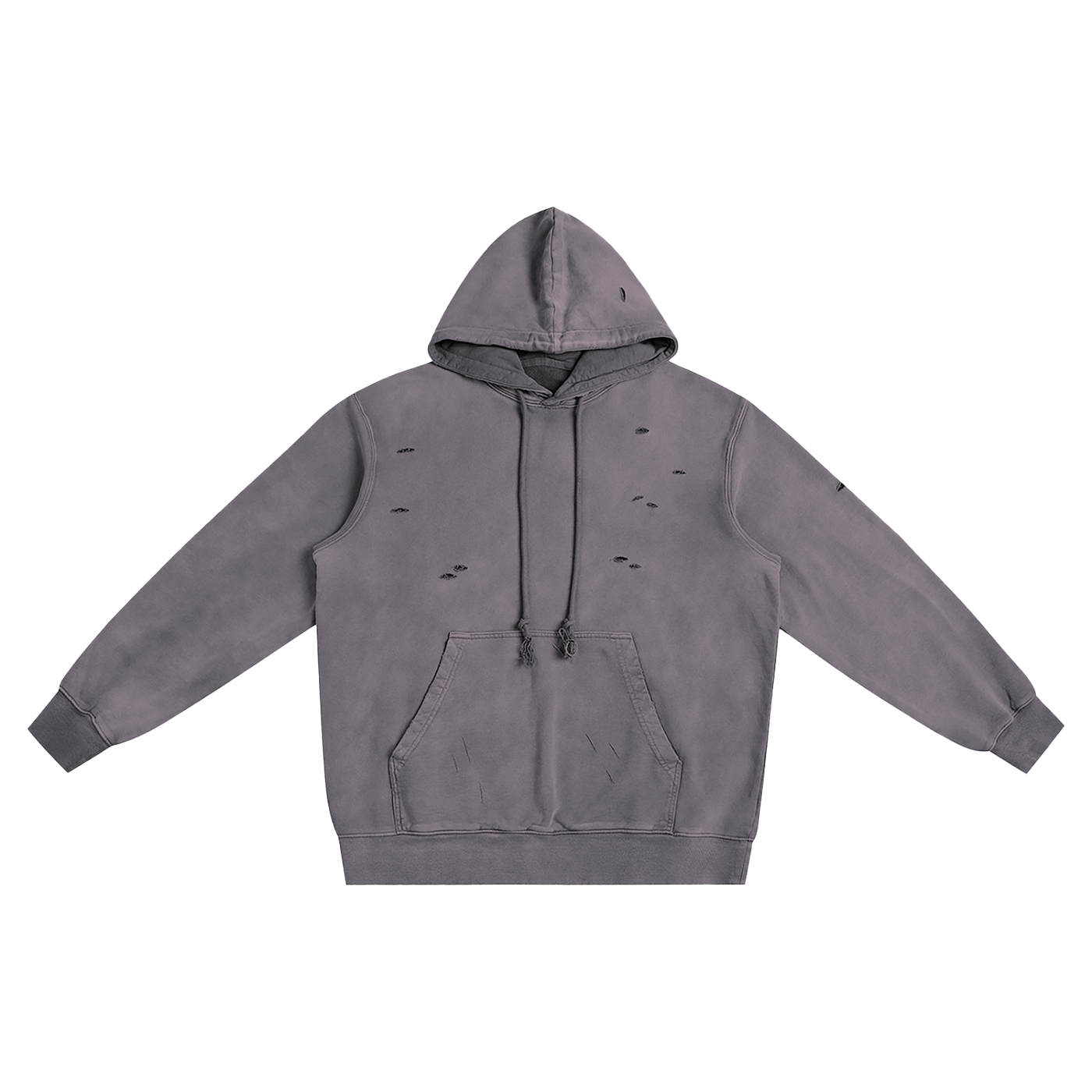 Distressed Vintage Wash Hoodie
