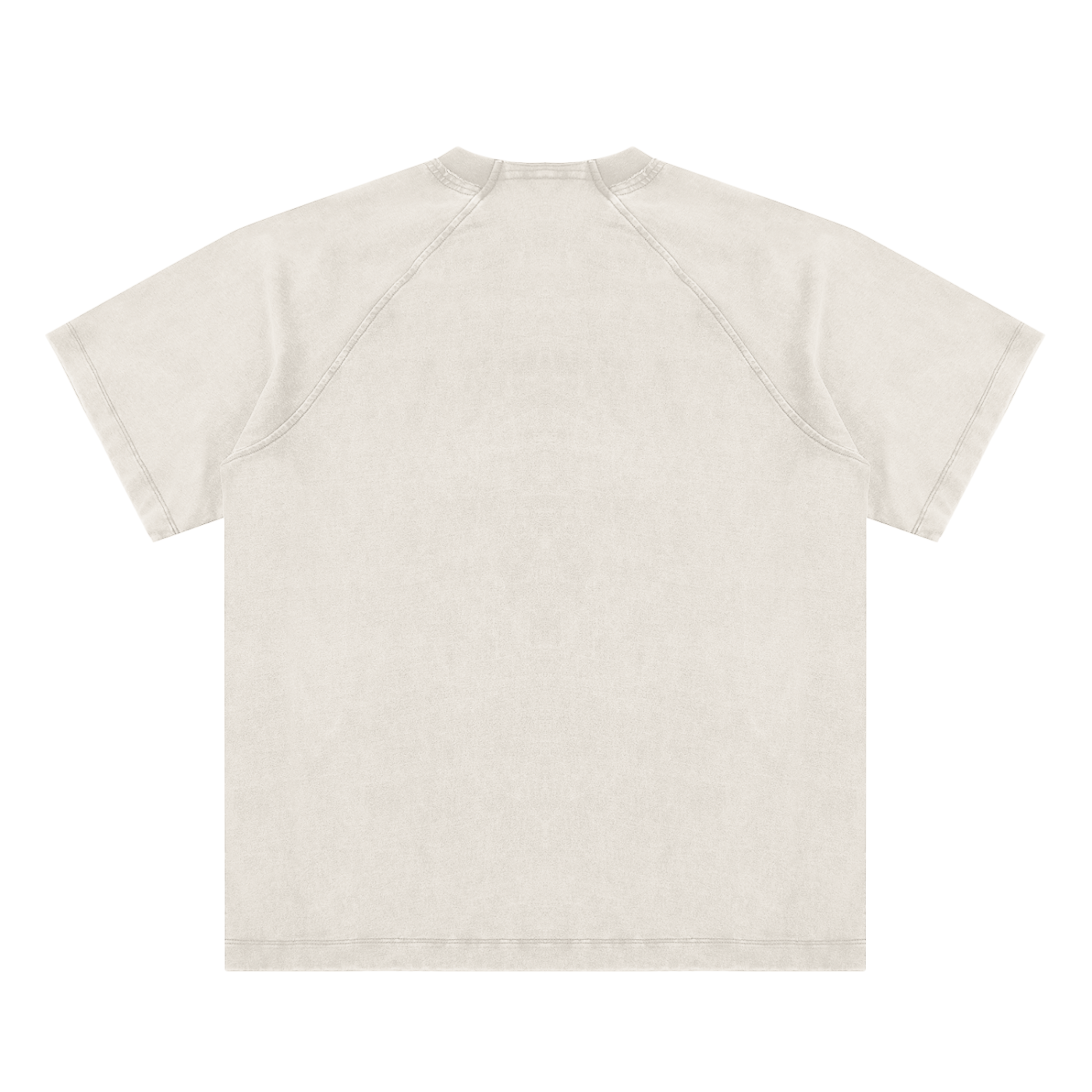 Vintage Washed Raglan Cotton T-Shirt