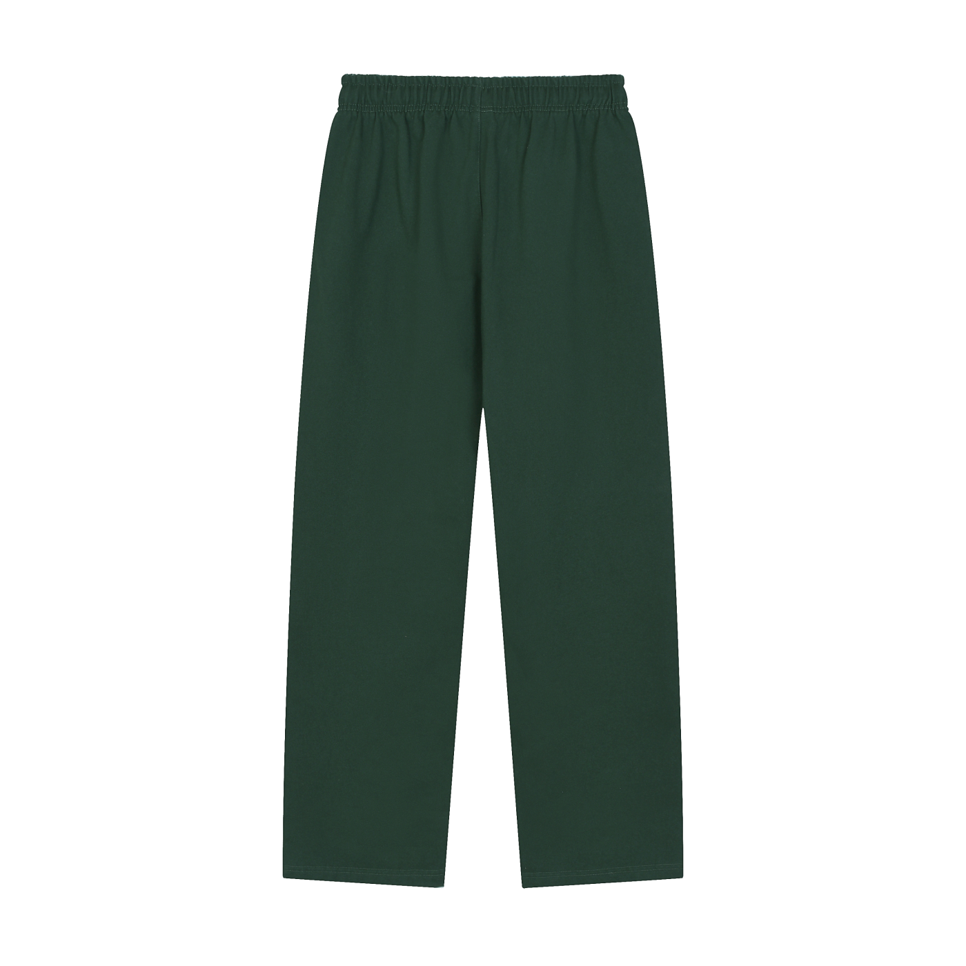 Solid Color Straight-Leg  winterized Sweatpants